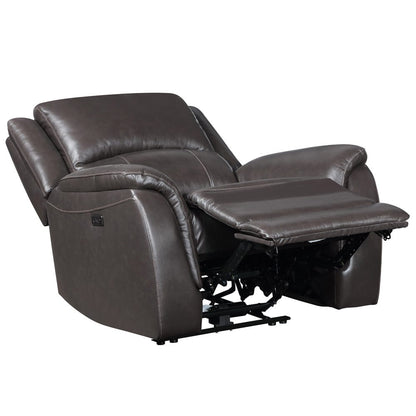 Steve Silver - Alexandria Power Recliner Chocolate - ALX70629RG view 4