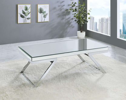 Steve Silver - Alfresco Mirrored Coffee Table - AS200C veiw 3