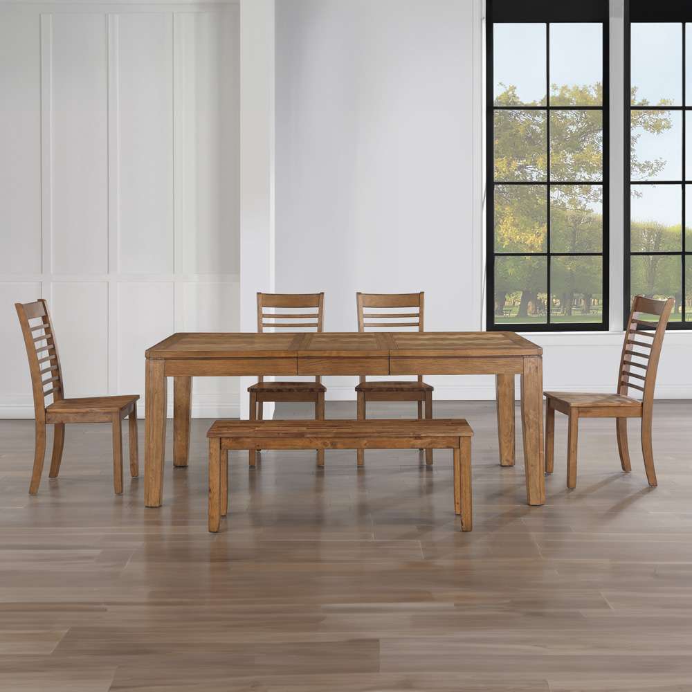 Steve Silver - Ally 6-Piece Dining Set - Tan - AS700T-BN-D6PC veiw 1
