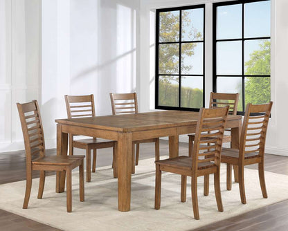 Steve Silver - Ally 7-Piece Dining Set - Tan - AS700T-D7PC veiw 1