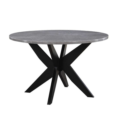 Steve Silver - Amy 48-inch Round Faux-Marble Dining Table - AMY4848T veiw 2