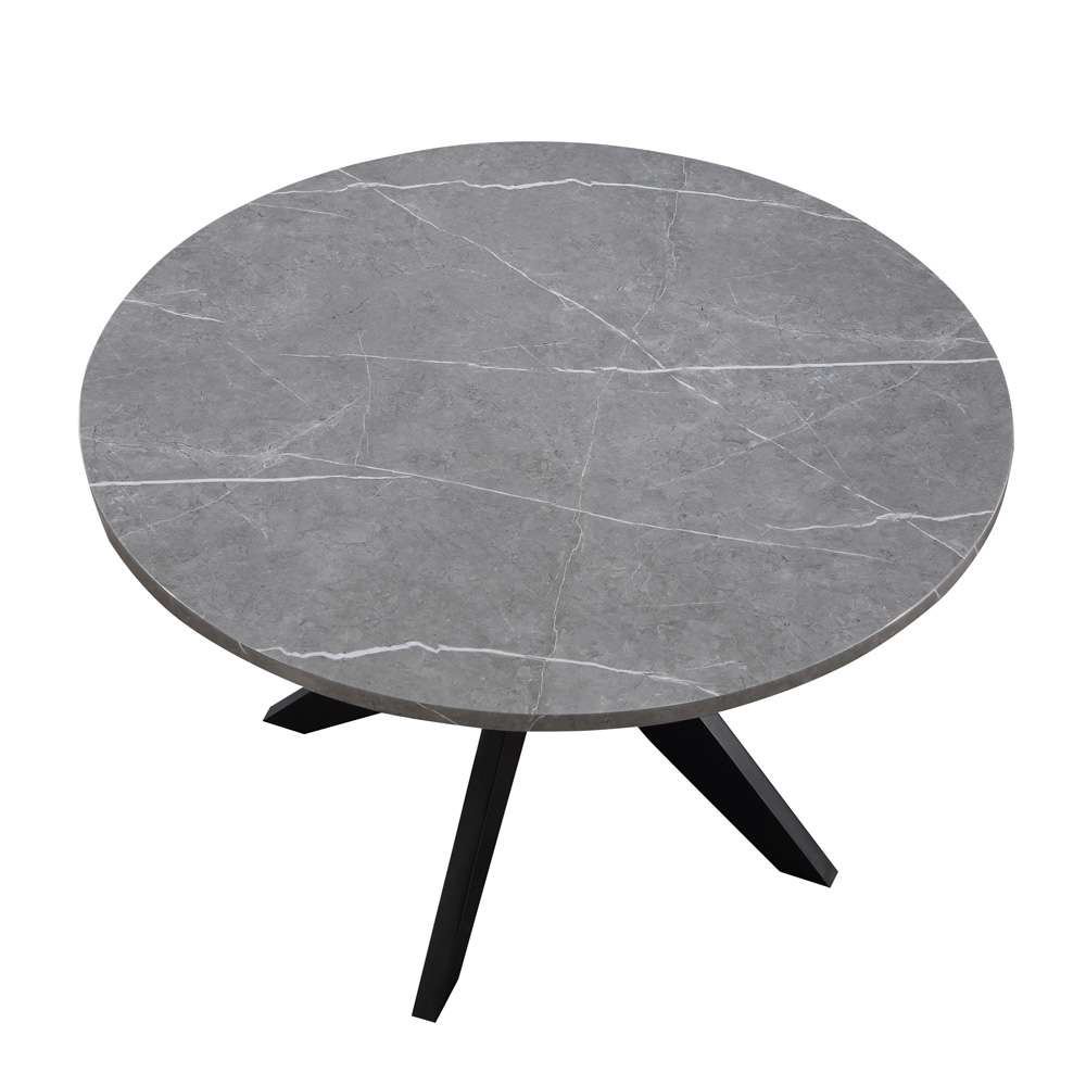 Steve Silver - Amy 48-inch Round Faux-Marble Dining Table - AMY4848T veiw 4
