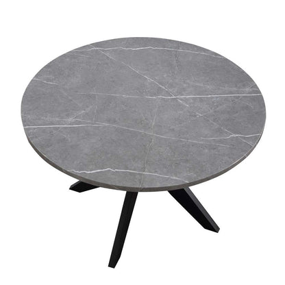 Steve Silver - Amy 48-inch Round Faux-Marble Dining Table - AMY4848T veiw 4