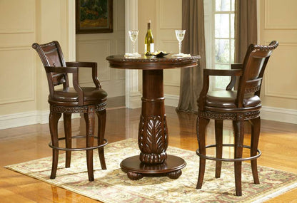 Steve Silver - Antoinette Swivel Bar Chair - (Set of 2) - AY700CC veiw 4