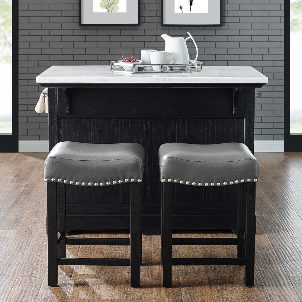 Steve Silver - Aspen Kitchen Island 3-Piece Set - AS3803PC view 1