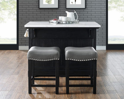 Steve Silver - Aspen Kitchen Island 3-Piece Set - AS3803PC view 8