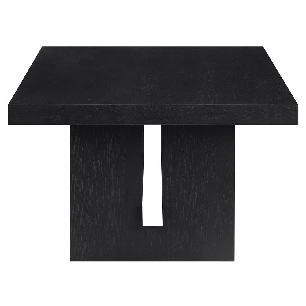 Steve Silver - Aubrey 48" Coffee Table, Black Finish - AUB100KC view 2