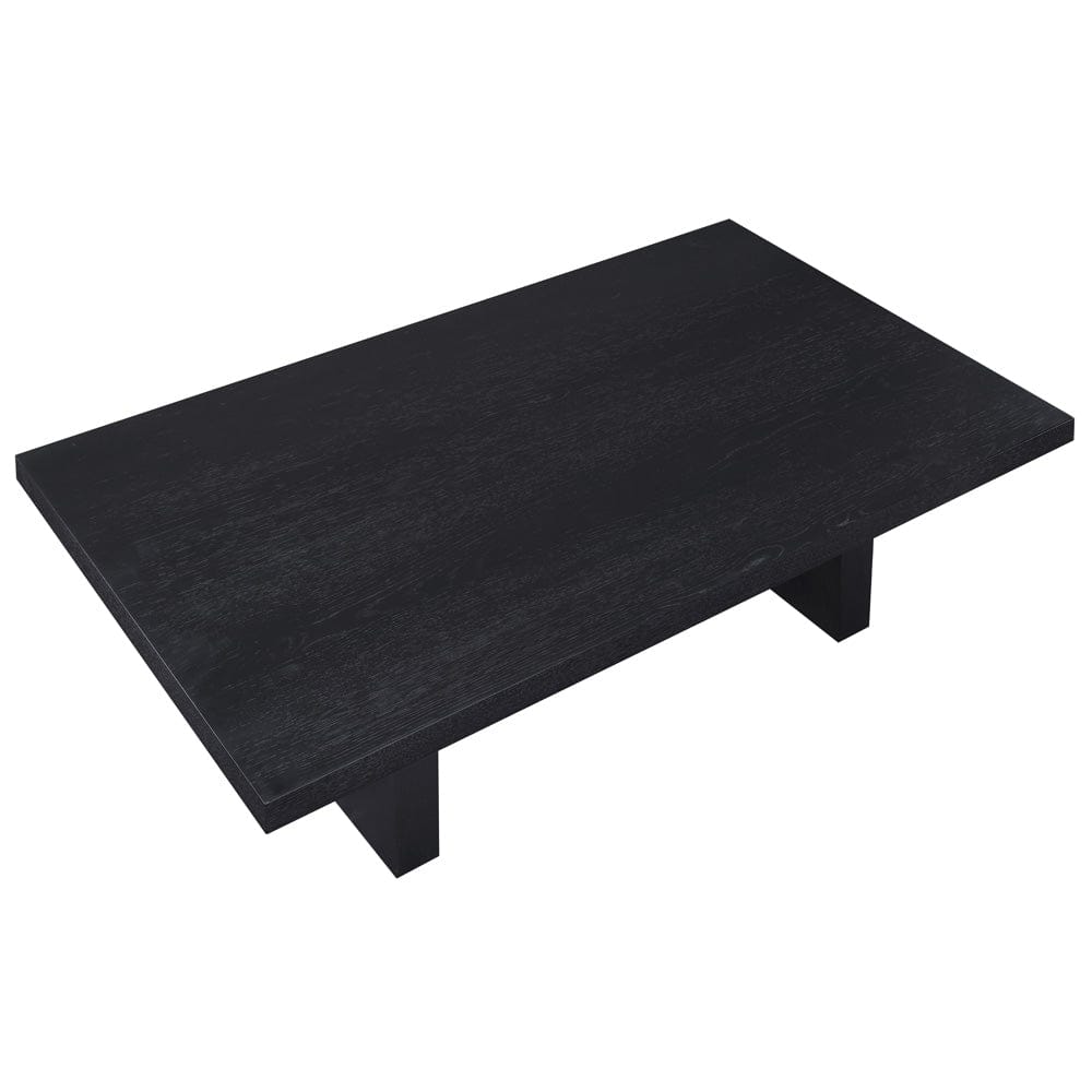 Steve Silver - Aubrey 48" Coffee Table, Black Finish - AUB100KC view 3