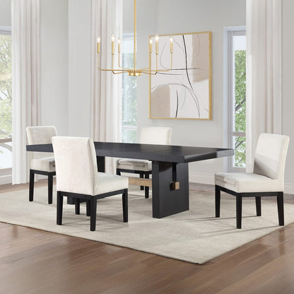 Steve Silver - Aubrey 5-Piece 78-96" Dining Set - ABR500K-4US-D5PC view 1