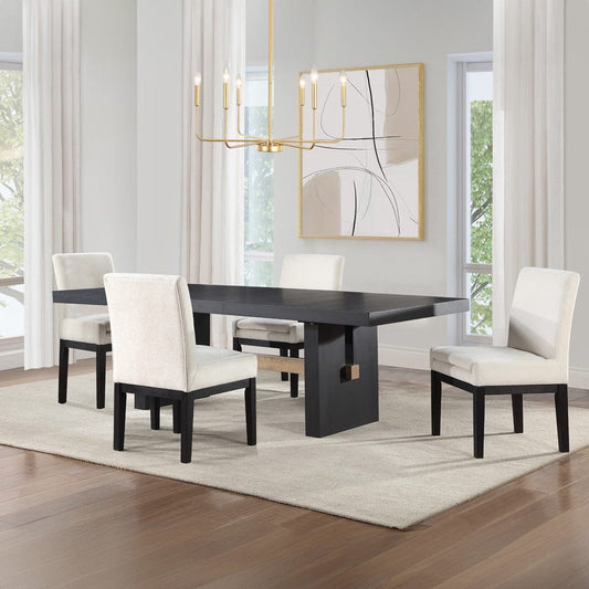 Steve Silver - Aubrey 5-Piece 78-96" Dining Set - ABR500K-4US-D5PC view 1
