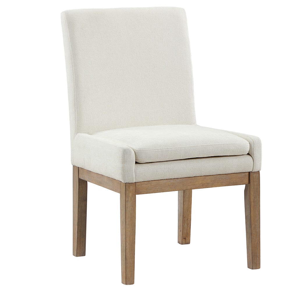 Steve Silver - Aubrey 5-Piece 78-96" Dining Table with 4 Upholstered Parsons Chairs, Brown - ABR500N-4US-D5PC view 4