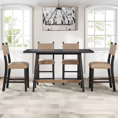 Steve Silver - Aubrey 5-Piece Black Counter Set - ABR400K-C5PC view 8