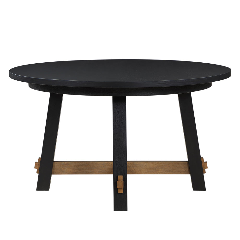 Steve Silver - Aubrey 54" Round Dining Table, Black - ABR5454KT view 2