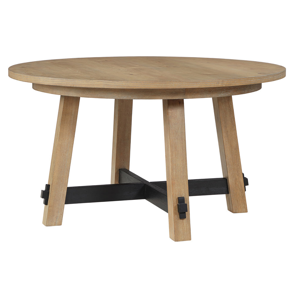 Steve Silver - Aubrey 54" Round Dining Table, Brown - ABR5454NT view 1