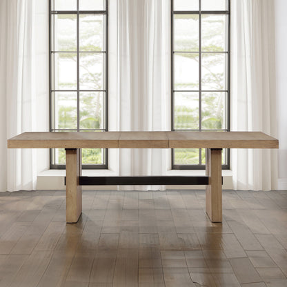 Steve Silver - Aubrey 78-96" Dining Table w/18" Leaf - ABR500N-TTTB view 4