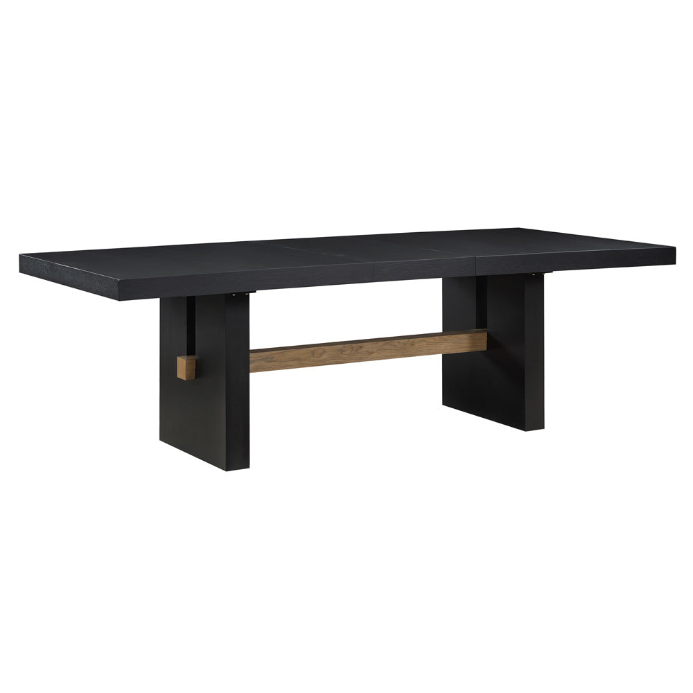 Steve Silver - Aubrey 78-96" Dining Table w/18" Leaf, Black - ABR500K-TTTB view 2