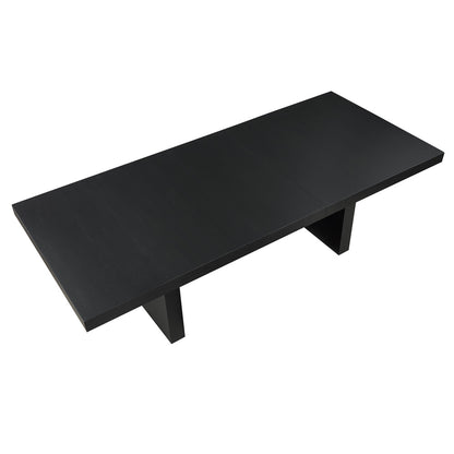 Steve Silver - Aubrey 78-96" Dining Table w/18" Leaf, Black - ABR500K-TTTB view 3