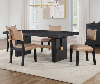 Steve Silver - Aubrey Black 5-Piece Dining Set - ABR500K-D5PC view 1