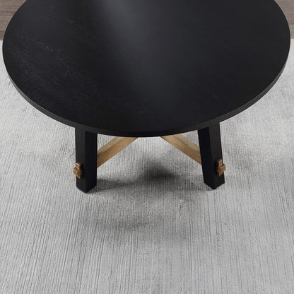 Steve Silver - Aubrey Black 5-Piece Round Dining Set - ABR5454K-D5PC view 5
