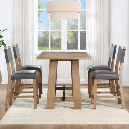 Steve Silver - Aubrey Brown 5-Piece Counter Set - ABR400N-C5PC view 9