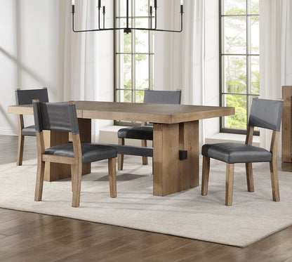 Steve Silver - Aubrey Brown 5-Piece Dining Set - ABR500N-D5PC view 1
