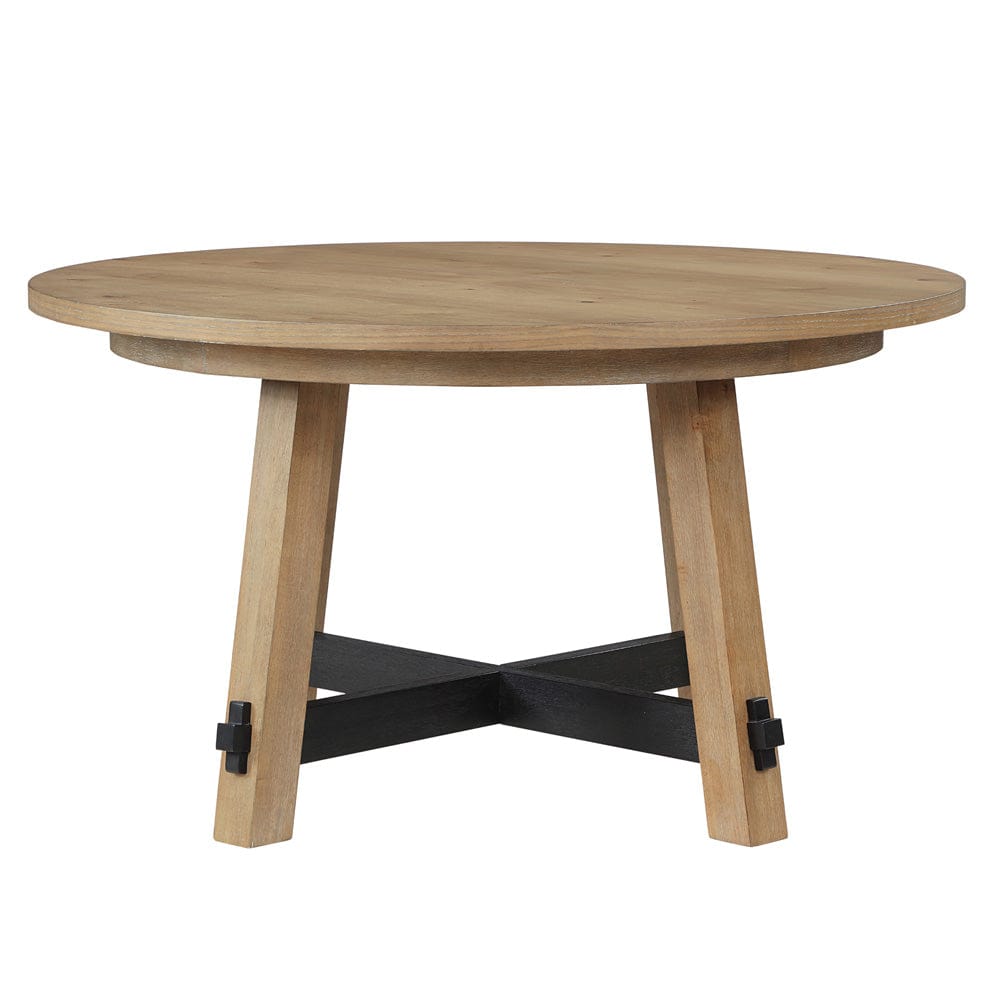 Steve Silver - Aubrey Brown 5-Piece Round Dining Set - ABR5454N-D5PC view 2