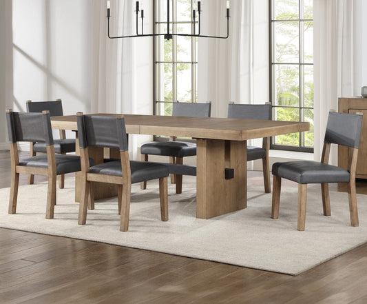 Steve Silver - Aubrey Brown 7-Piece Dining Set - ABR500N-D7PC view 1