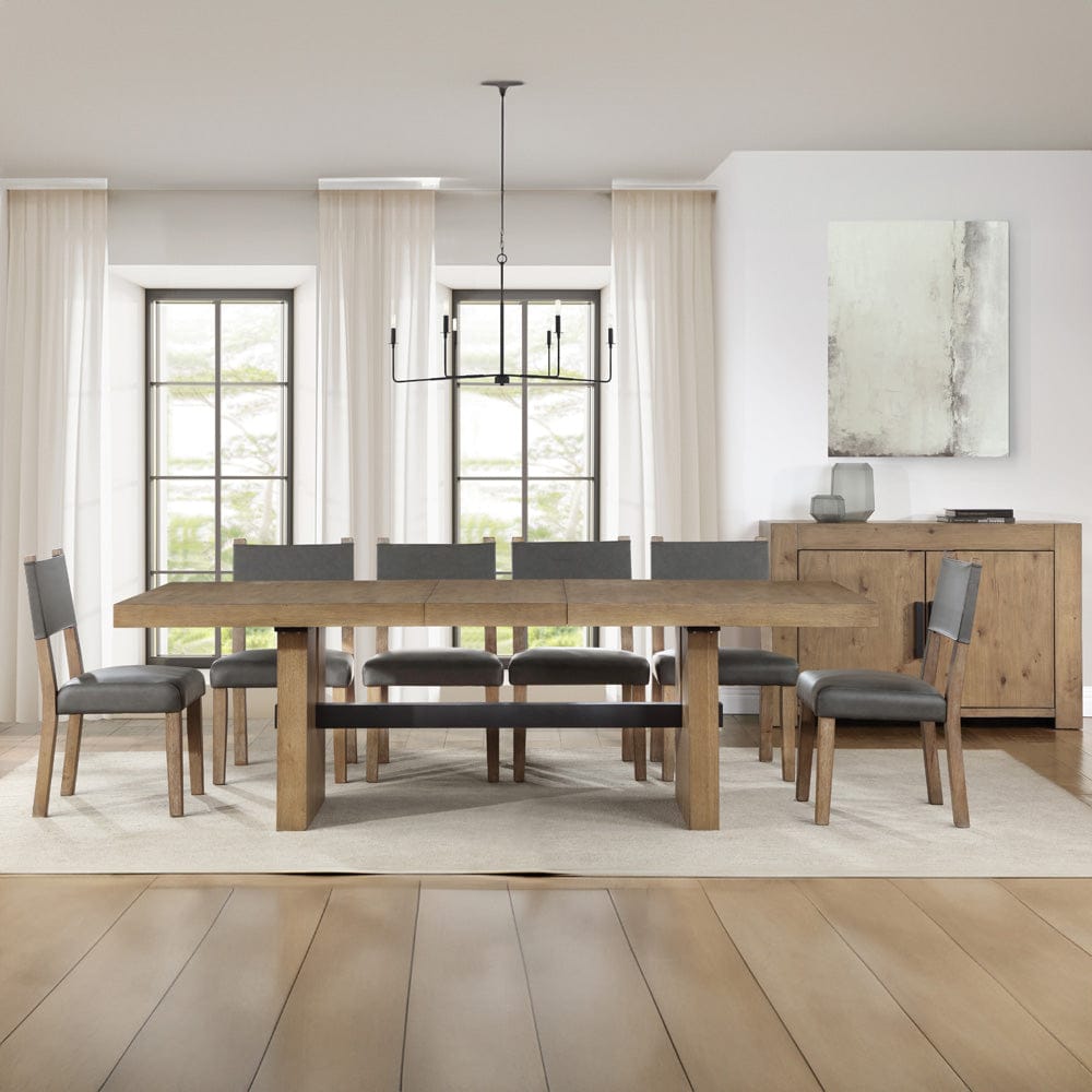 Steve Silver - Aubrey Brown 7-Piece Dining Set - ABR500N-D7PC view 9