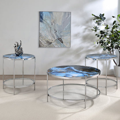 Steve Silver - Averie 3-Piece Table Set - AV200-2E-3PC view 1