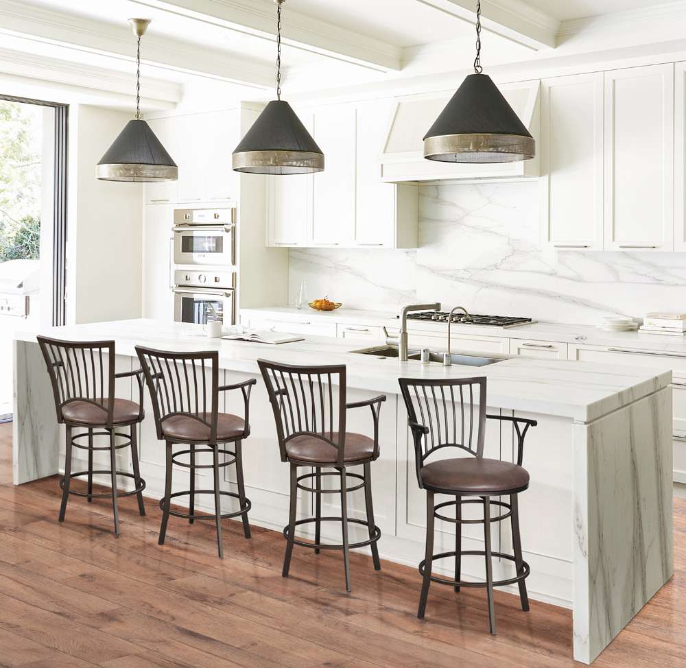 Steve Silver - Bayview Swivel Counter Stool - BAY600CS veiw 4