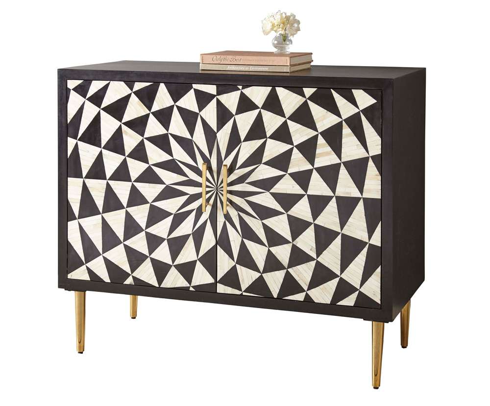 Steve Silver - Benzara 2 Door Accent Cabinet - BZ200SB veiw 1