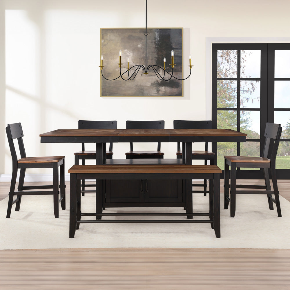 Steve Silver - Bermuda 6-Piece Counter Dining Set - BEM500-C6PC view 9