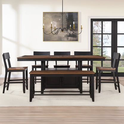 Steve Silver - Bermuda 6-Piece Counter Dining Set - BEM500-C6PC view 9
