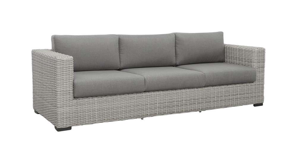 Steve Silver - Blakley Outdoor Sofa with Half Round Wicker - BLA600S veiw 2