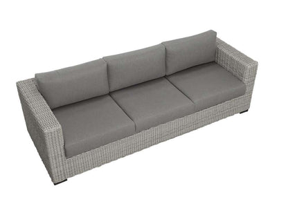 Steve Silver - Blakley Outdoor Sofa with Half Round Wicker - BLA600S veiw 3
