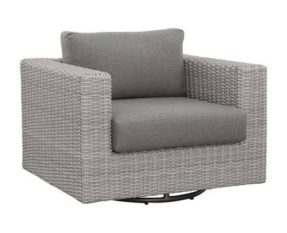 Steve Silver - Blakley Outdoor Swilvel Chair with Half Round Wicker - (Set of 2) - BLA600SWCH veiw 1