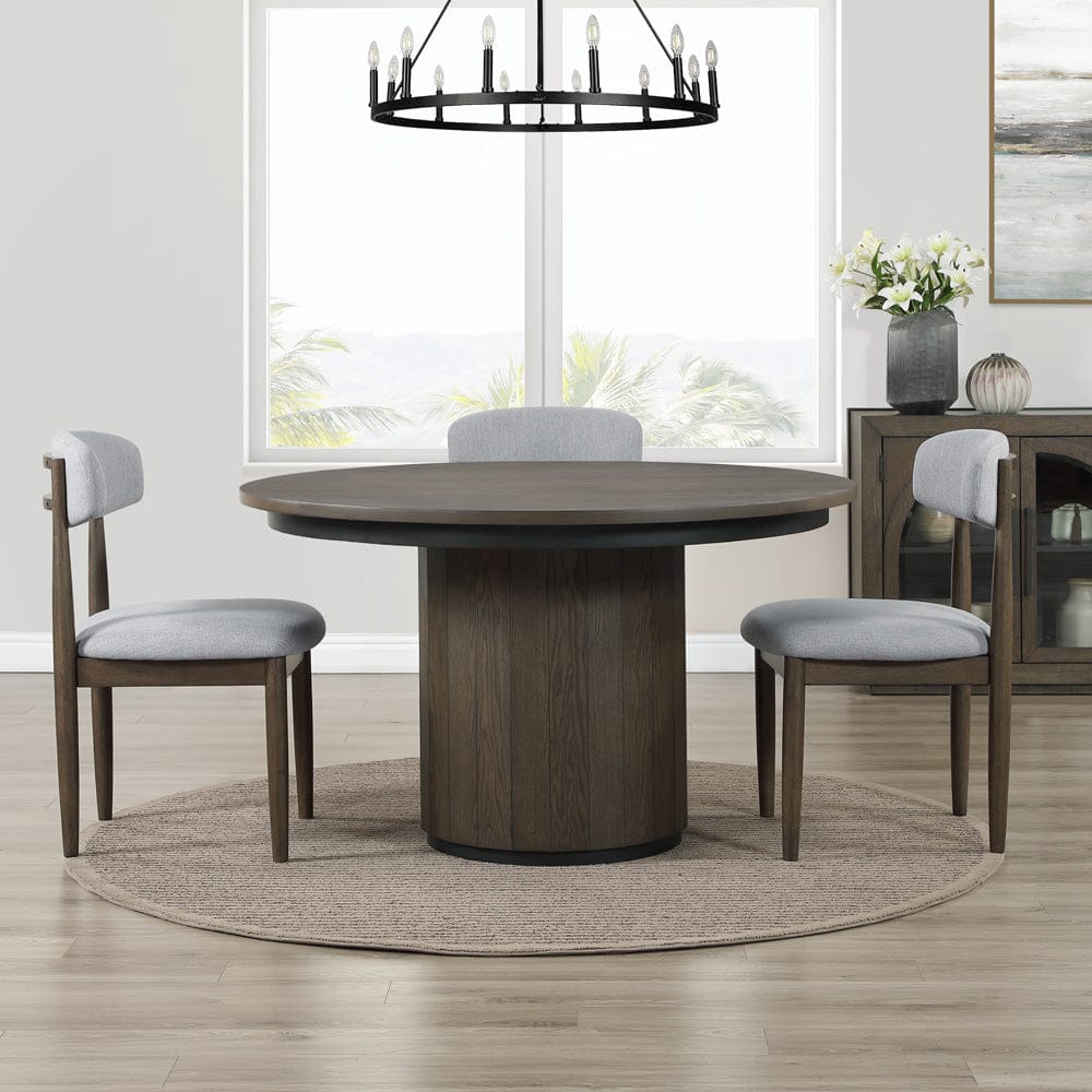Steve Silver - Burlington 5-Piece 52" Round Dining Set - BUR520N-D5PC view 9