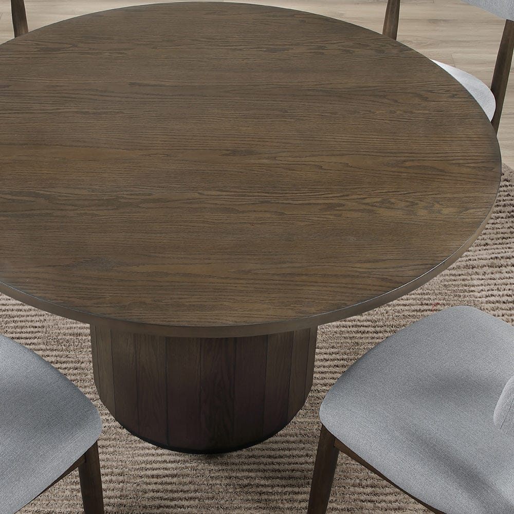 Steve Silver - Burlington 52-inch Round Table in Mocha - BUR520N-TTTB view 2