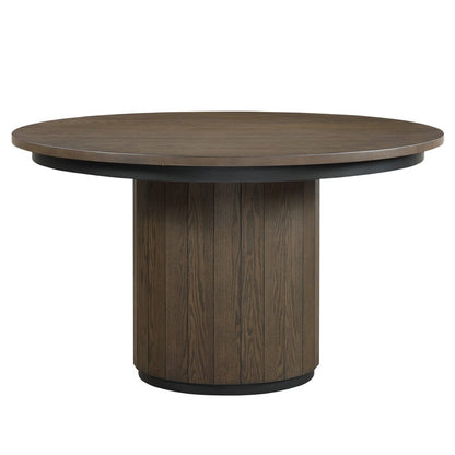 Steve Silver - Burlington 52-inch Round Table in Mocha - BUR520N-TTTB view 5