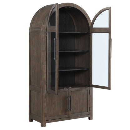 Steve Silver - Burlington Brown Curio - BUR520NC view 2