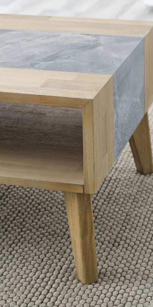 Steve Silver - Calgary Sintered Stone Coffee Table - CG100C veiw 3