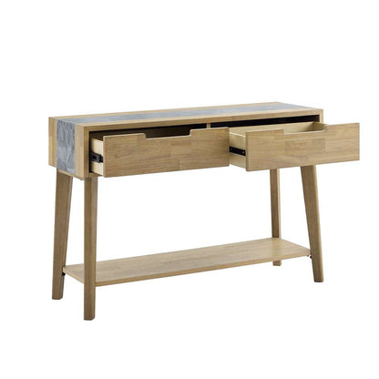 Steve Silver - Calgary Sintered Stone Sofa Table - CG100S veiw 3