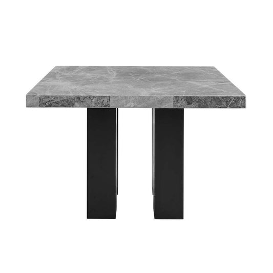 Steve Silver - Camila 54 inch Square Gray Marble Top Counter Table - CM540PTGPB veiw 1