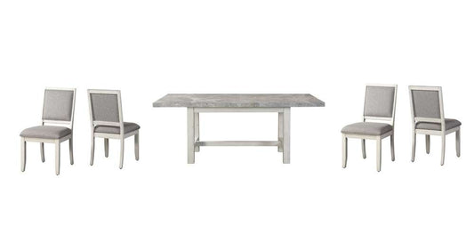 Steve Silver - Canova 5pc Dining Set Gray Marble - CV500-5PC veiw 1