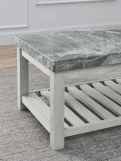 Steve Silver - Canova Gray Marble Top Coffee Table - CV700GC veiw 3