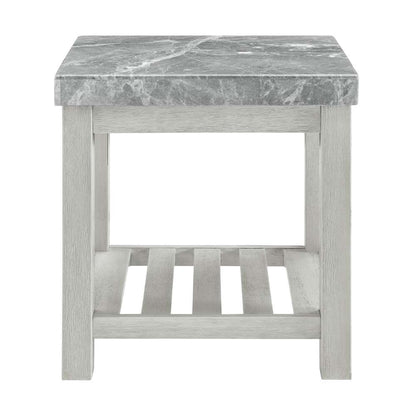 Steve Silver - Canova Gray Marble Top End Table - CV700GE veiw 1