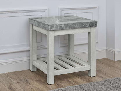 Steve Silver - Canova Gray Marble Top End Table - CV700GE veiw 3