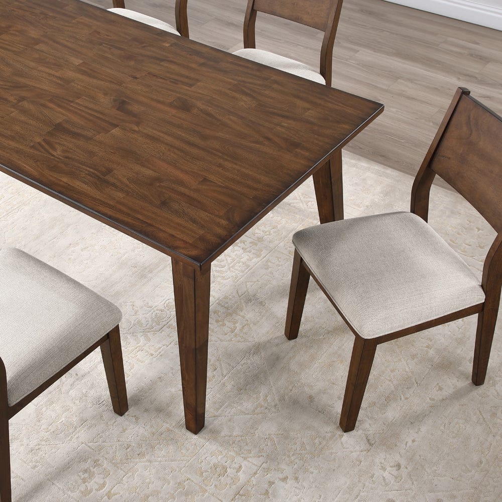Steve Silver - Canton 72" Solid Wood Dining Table, 6 Side Chairs - CNT500S-D7PC view 7