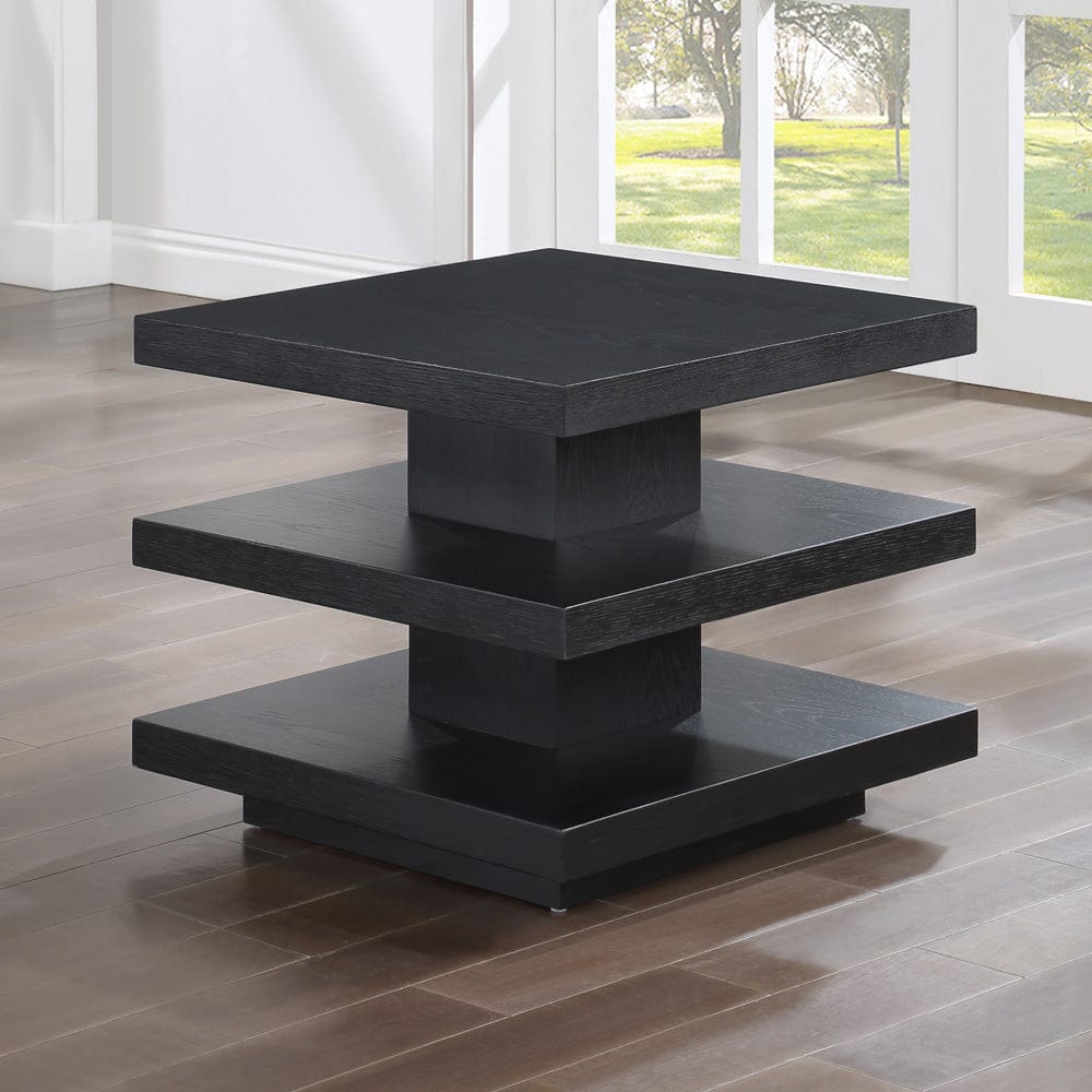 Steve Silver - Canyon End Table, Black - CAN100KE view 4