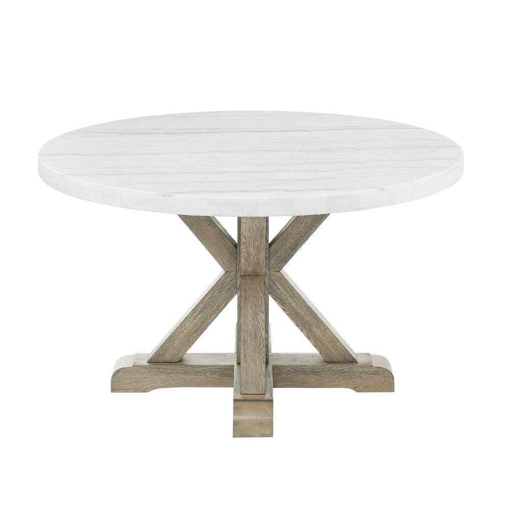Steve Silver - Carena Round Dining Table - CA520-TB-D1PC veiw 1